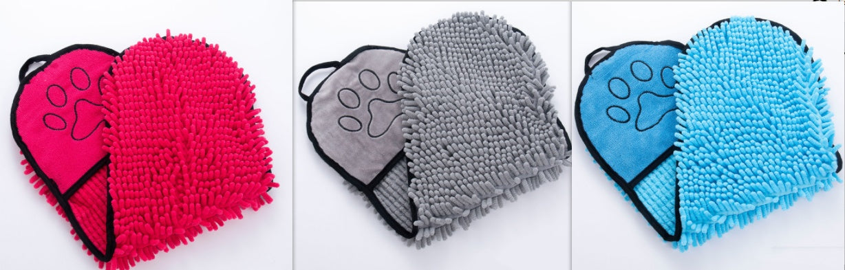 EcoTail™ Super Absorbent Pet Bath Towel – Quick-Dry Dog & Cat Microfiber Robe (EcoSafe)