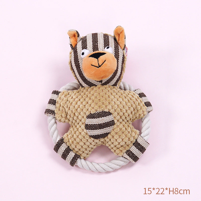 EcoTail Cotton Rope Dog Toy – Teeth Cleaner & Trainer