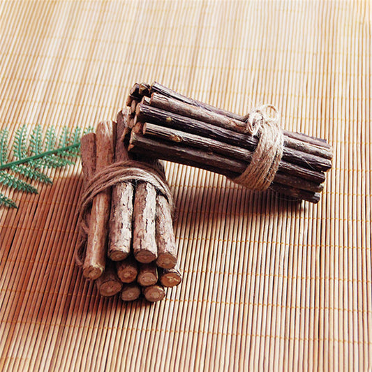 EcoTail™ Natural Wood Chew Sticks – Dental Teething Snacks for Cats (10 Bags)(EcoSafe)
