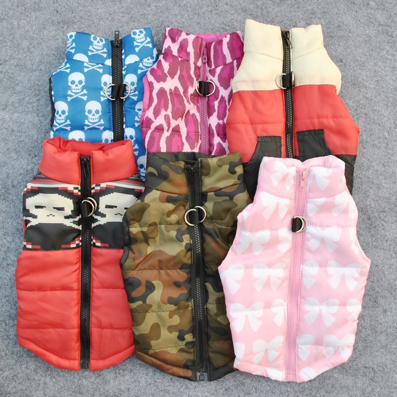 EcoTail Padded Winter Dog Vest with Harness Buckle