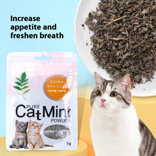EcoTail™ Cat Mint Leaf Powder Treats (EcoSafe)