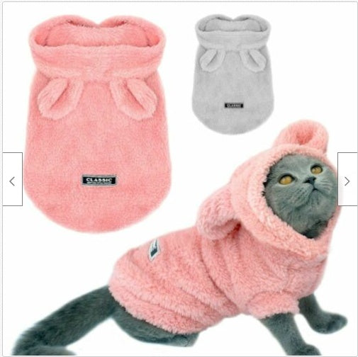 EcoTail Cozy Plush Cat Sweater