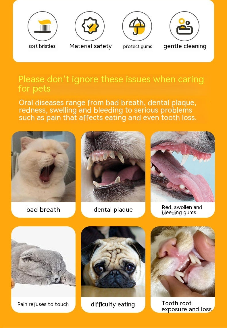 EcoTail™ Pet Toothbrush (Dog EcoSafe)