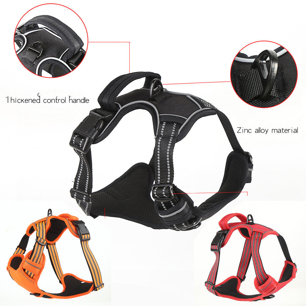 EcoTail™ No-Pull Dog Harness – Breathable Reflective Pet Vest (Adjustable)(EcoSafe)