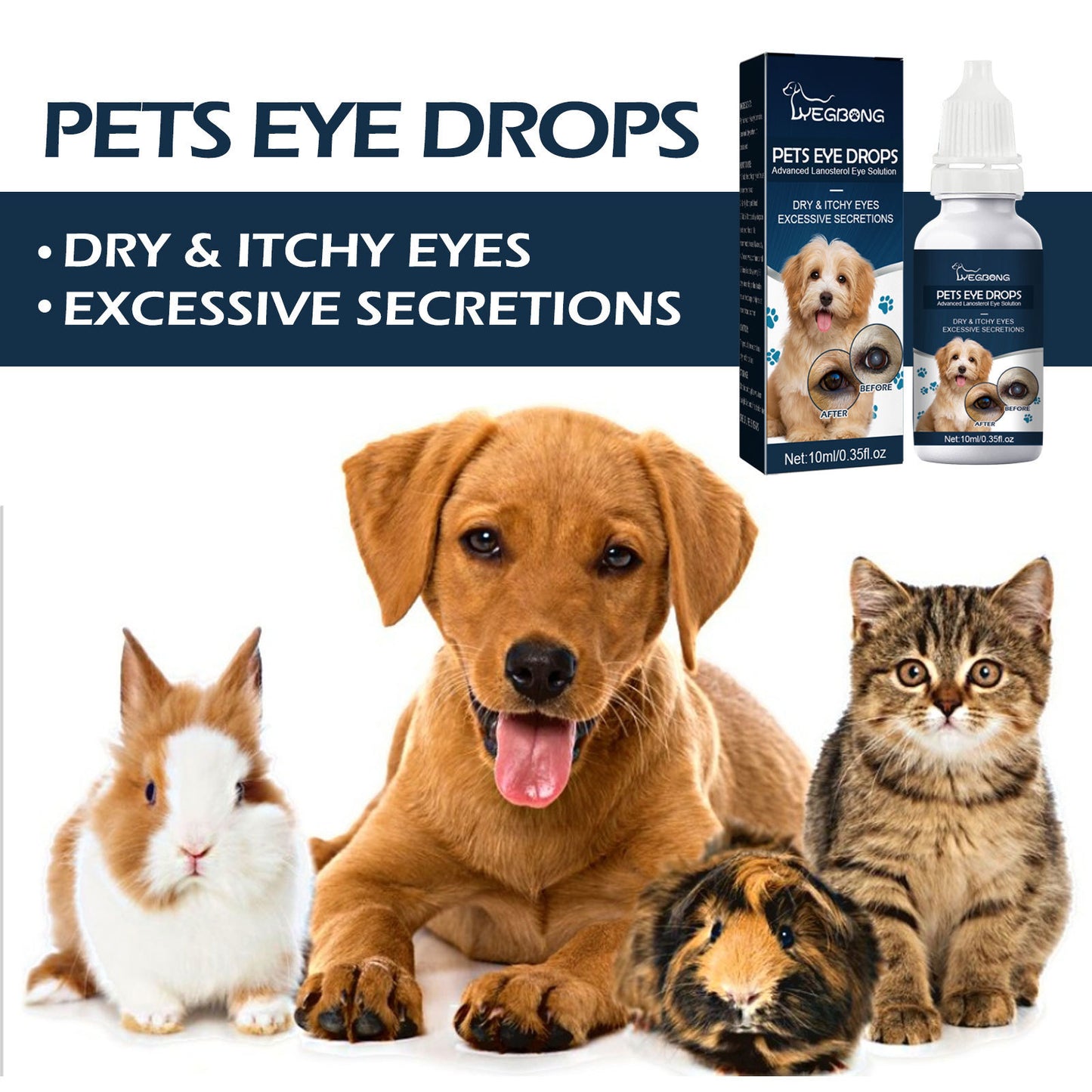 EcoTail™ Gentle Eye Drops (Dog & Cat Safe) (EcoSafe)