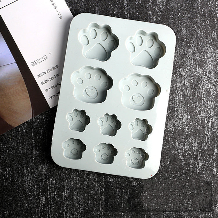 EcoTail Dog Paw Silicone Mold