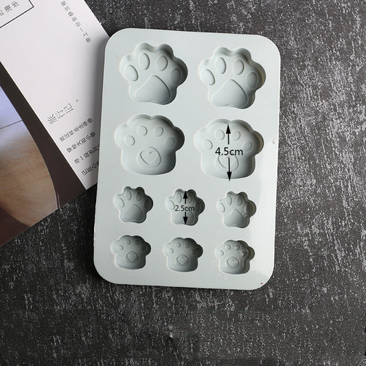 EcoTail Dog Paw Silicone Mold