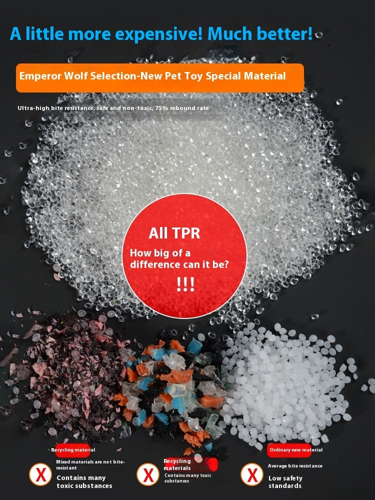 EcoTail™ Glow Ball – Elastic Chew & Play Toy for Dogs