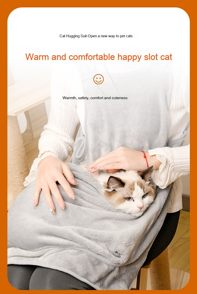 EcoTail Pet Carrier Hoodie with Cat Pouch