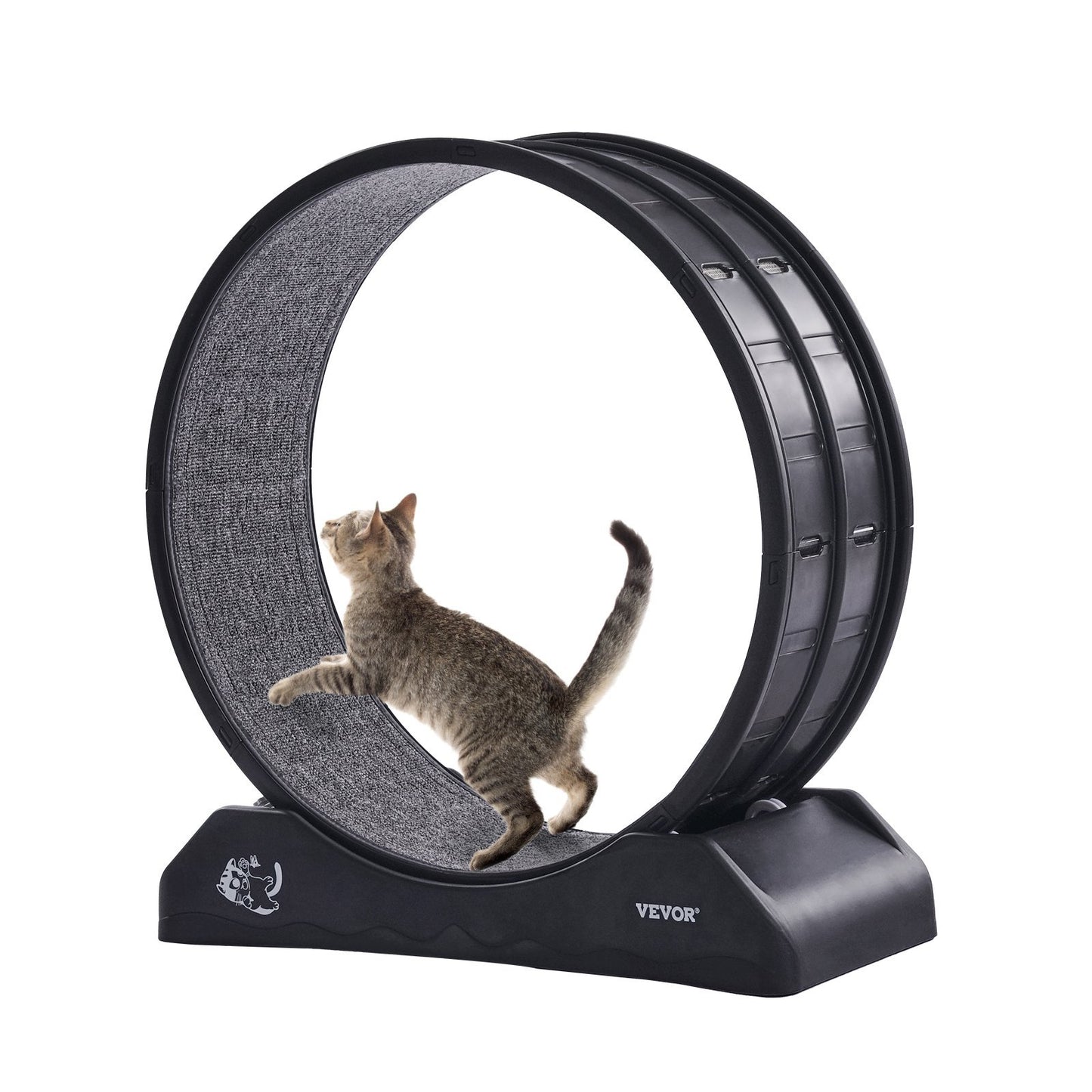 EcoTail™ Cat Exercise Wheel – Quiet Indoor Running Treadmill (31.5”)