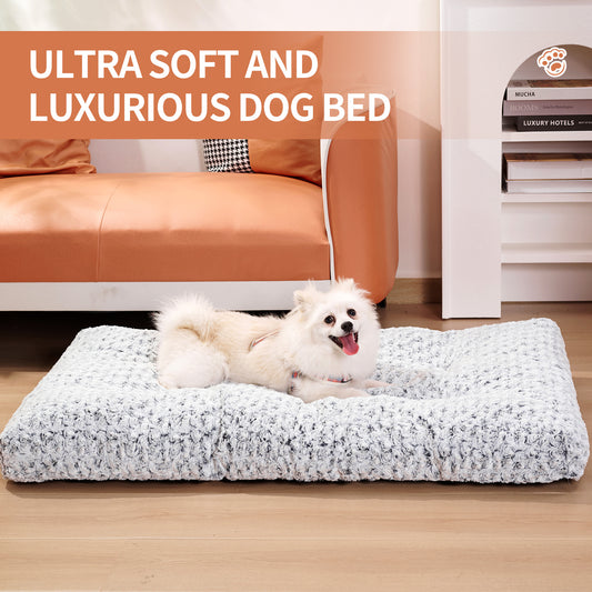 EcoTail Cozy Velvet Dog Bed β Thickened Soft Kennel Mat