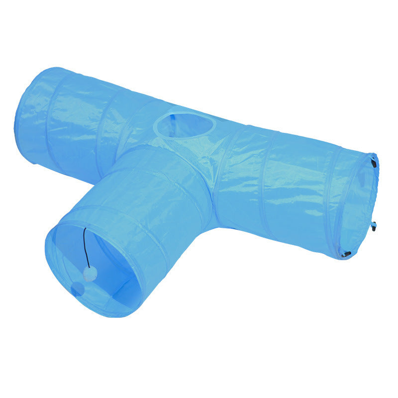 EcoTail Foldable Cat Tunnel – Climbing & Play Toy