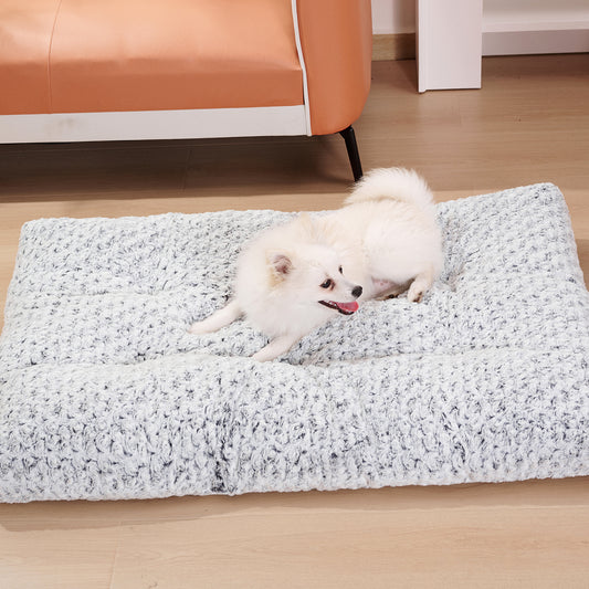 EcoTail Cozy Velvet Dog Bed β Thickened Soft Kennel Mat