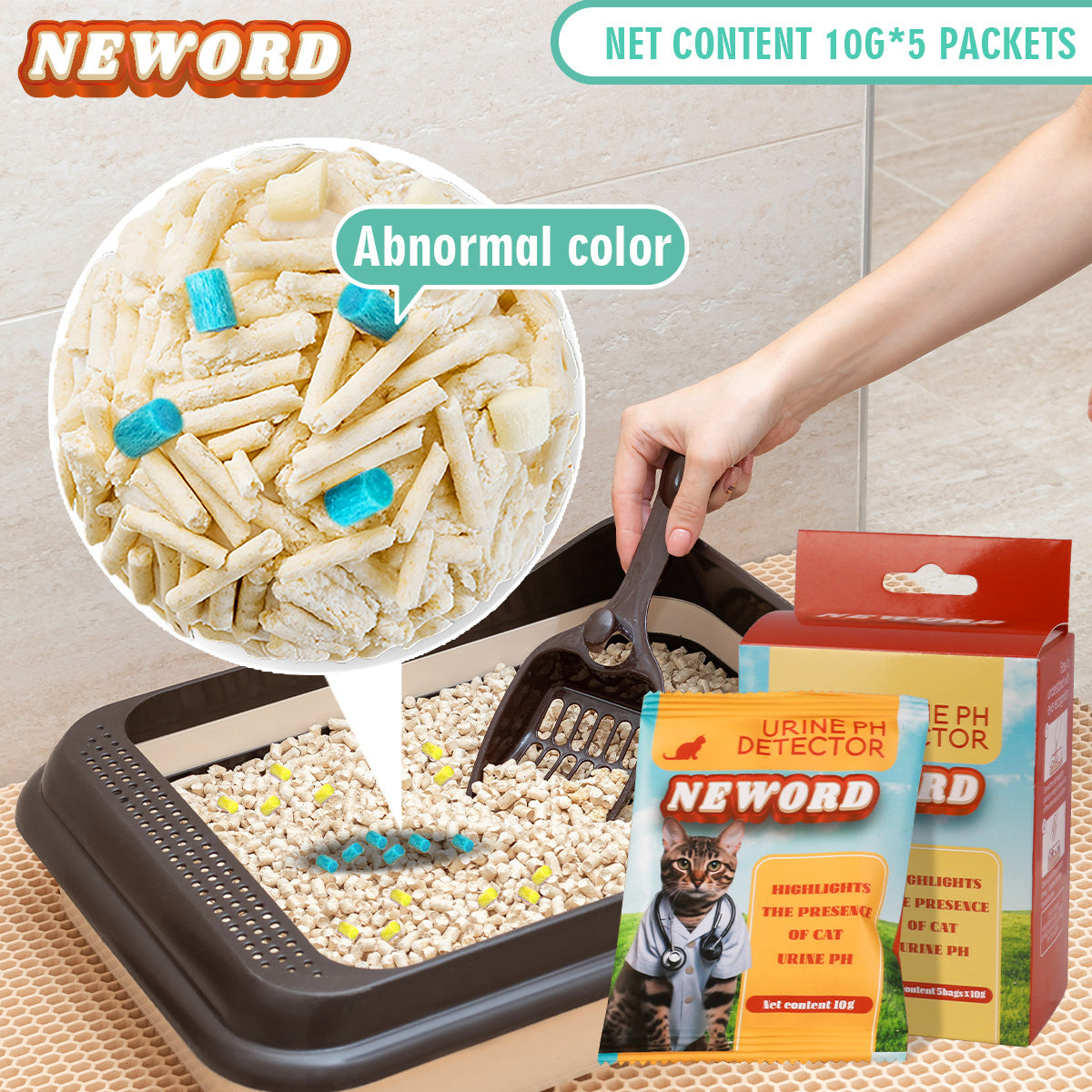 EcoTail™ Self-Cleaning Cat Litter Pellets – Odor Control & Easy Maintenance (EcoSafe)