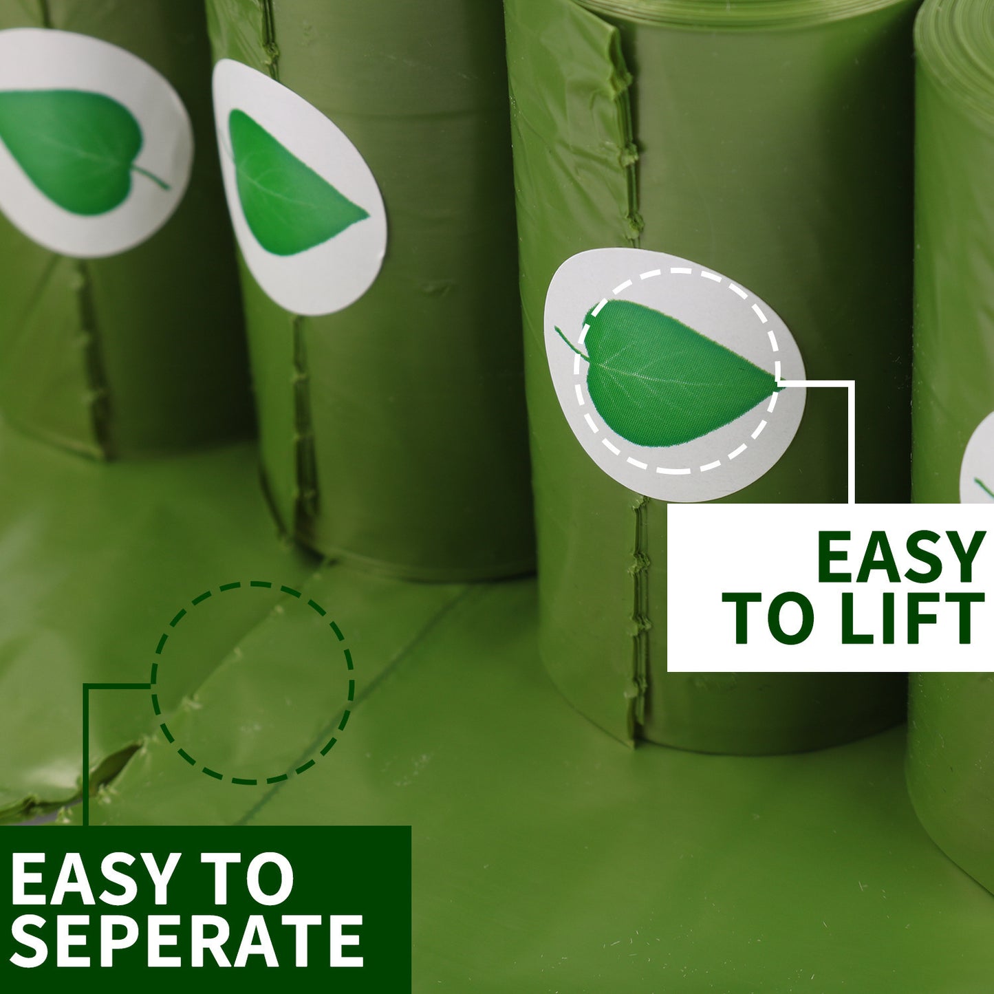 EcoTail™ Extra-Thick Dog Poop Bags – Leak-Proof & Eco-Friendly (EcoSafe)