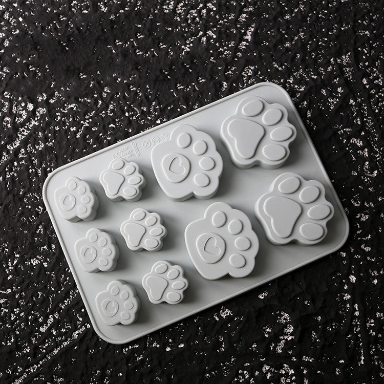 EcoTail Dog Paw Silicone Mold