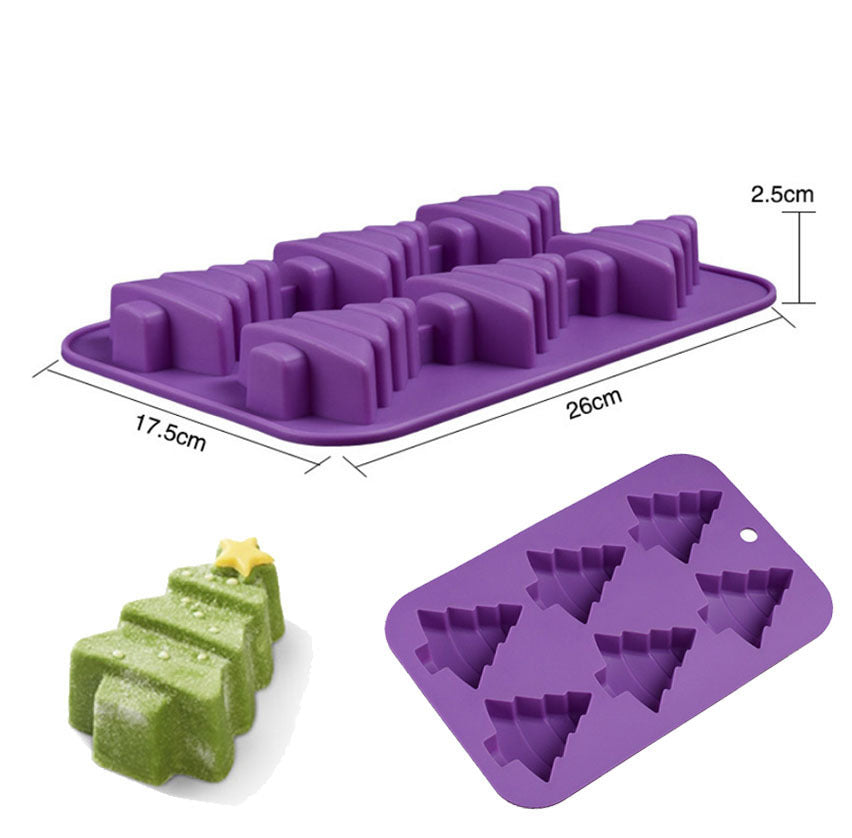 EcoTail Christmas tree silicone mold for cats and dogs