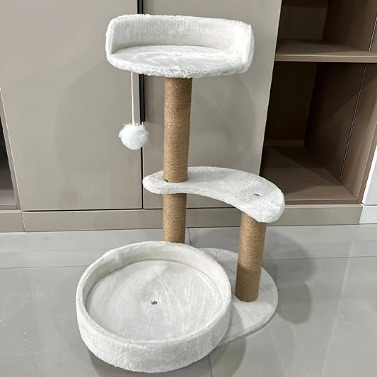 EcoTail Cat Tree Tower – Multi-Layer with Scratching Post