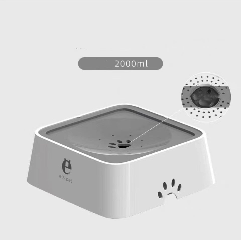 EcoTail™ Smart Floating Water Bowl features a 2L anti-overflow design