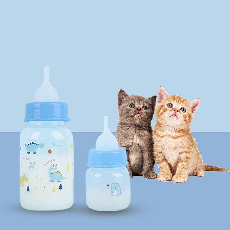 EcoTail™ Pet Feeding Bottle – Silicone Nursing Kit for Puppies & Kittens (EcoSafe)