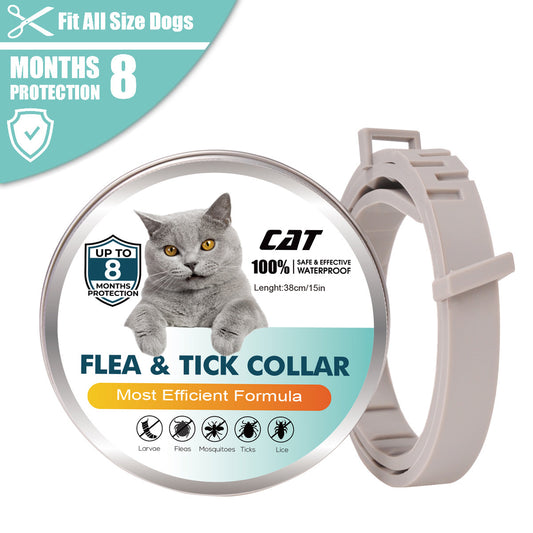 EcoTail™ Natural Flea & Tick Collar – Essential Oil Repellent for Dogs & Cats (EcoSafe)