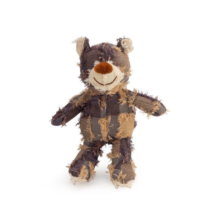 EcoTail Indestructible Squeaky Bear Toy – Heavy Chewers