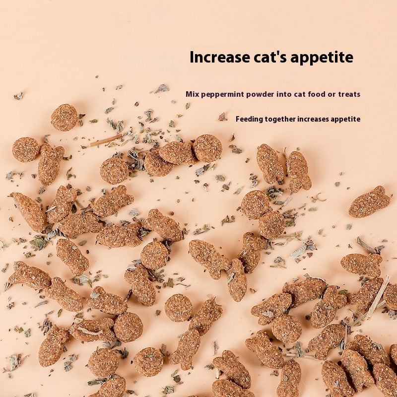 EcoTail™ Cat Mint Leaf Powder Treats (EcoSafe)