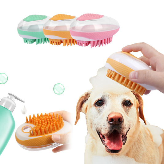 EcoTail™ 2-in-1 Pet Bath & Massage Brush (Dog EcoSafe)