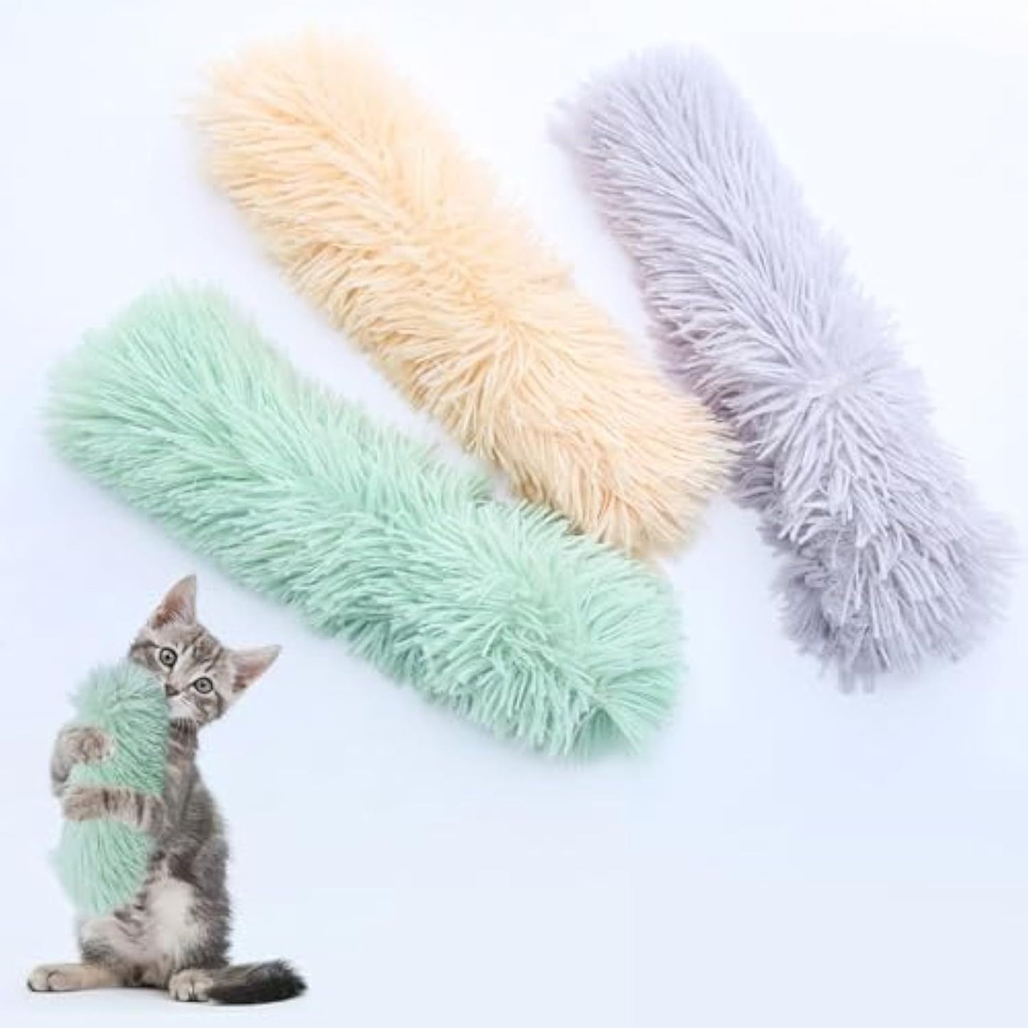 EcoTail Interactive Catnip Toys – Crinkle & Pillow Set