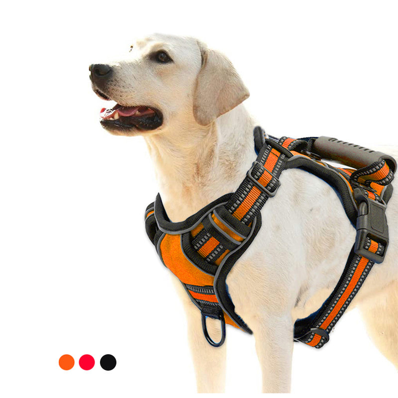 EcoTail™ No-Pull Dog Harness – Breathable Reflective Pet Vest (Adjustable)(EcoSafe)