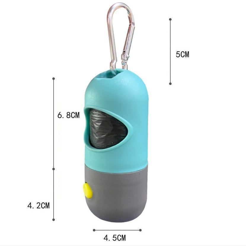 EcoTail™ LED Dog Poop Bag Dispenser – Waste Bag Holder with Light (EcoSafe)